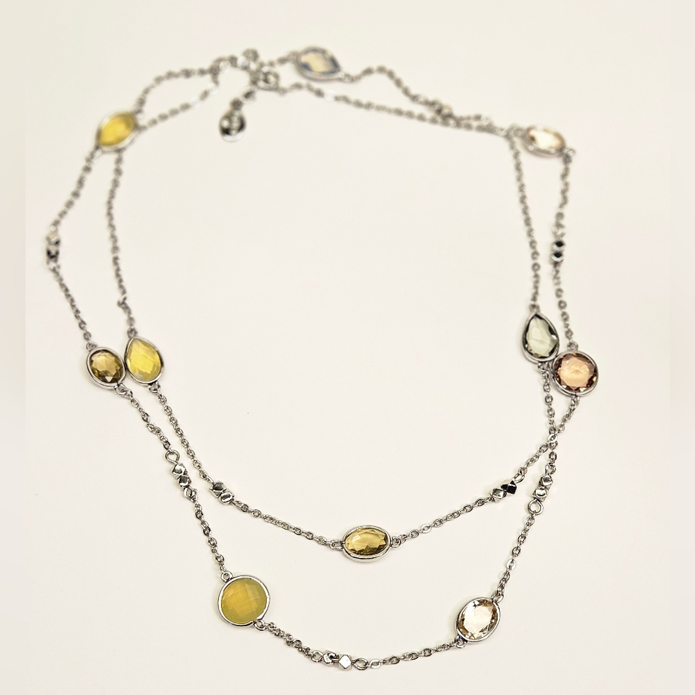 Loft Silvertone Necklace